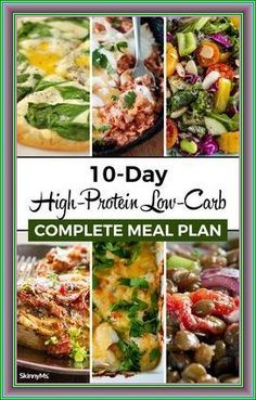 the 10 day high protein low carb meal plan