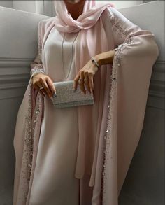 Modest Abaya Designs, Wedding Abaya, Abaya Designs Latest, Islamic Fashion Dresses, Outfit Modest