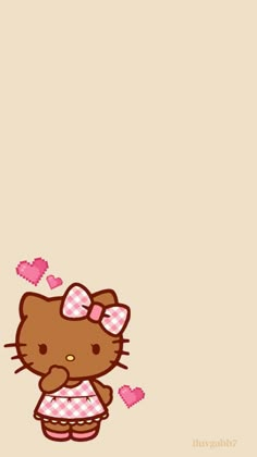 wallpaper hello kitty brown black girl cute pink homescreen Tan Hello Kitty Wallpaper, Hello Kitty Homescreen Wallpaper, Pink And Brown Aesthetic Wallpaper, Brown Hello Kitty Wallpaper, Cute Pink Homescreen, Sanrio Wallpaper Hello Kitty, Pink Brown Wallpaper