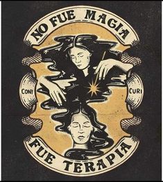 the logo for no fue maga fete terrapa is shown in black and gold