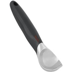 a white and black spatula on a white background