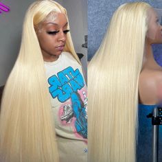 613 Lace Front Wig, Human Hair Wigs Blonde, Ponytail Bun, Hd Lace Frontal, Human Hair Color, Blonde Lace Front Wigs, Lace Front Wigs Human Hair, Best Wigs, Wig Human Hair