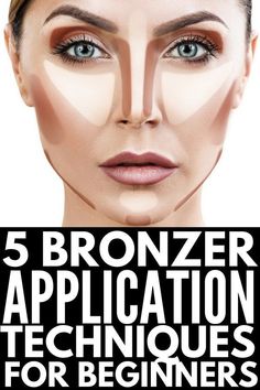 Apply Bronzer And Blush, Contour Makeup Products, Bronzer Application, Best Contour Makeup, Apply Bronzer, Best Contour, How To Apply Bronzer, Makeup Contour, Best Contouring Products