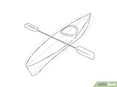 how to draw a kayak with pictures wiki