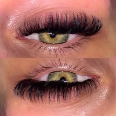 𝓛𝓾𝓬𝔂’𝓼 𝓛𝓪𝓼𝓱 𝓛𝓸𝓾𝓷𝓰𝓮 on Instagram: “Those eyes💚🔥💣 0.03 wispy goodness✨✨ #rotherhamlashes #lashesrotherham #lashtrainingrotherham #lashcourserotherham” Eyelash Extension, Makeup Inspo, Eyelash Extensions