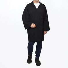 Men's Japan Kimono Cardigan Man Noragi Coat Oversized | Etsy Fall Kimono With Relaxed Fit And Kimono Sleeves, Casual Long Sleeve Cape For Layering, Black Outerwear With Kimono Sleeves For Winter, Black Outerwear With Kimono Sleeves For Work, Oversized Black Long Kimono, Black Winter Outerwear With Kimono Sleeves, Black Kimono Sleeve Outerwear For Work, Casual Long Sleeve Kimono For Work, Samurai Style Long Sleeve Winter Kimono