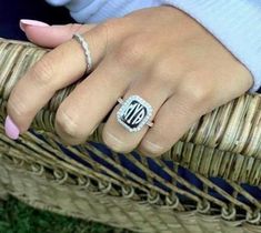 Monogrammed Sterling Two Piece Stackable Ring This is such a beauty! Versitile too!! Can wear stacked, alone or seperated on different fingers. Simple but stunning all in one! Made from Sterling SIlver with CZ Available in sizes 5-10 Can be engraved with a Single Initial, 2 initials or a monogram Thanks for looking Monogram Rings, Rectangular Ring, Sterling Silver Stackable Rings, Stackable Ring Sets, Fall Rings, Stackable Rings Silver, Silver Monogram, Monogram Ring, Monogram Jewelry