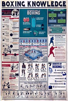 a poster with instructions on how to use boxing