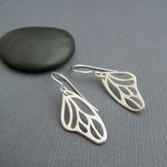 Sterling Silver Cleaner, Butterfly Wing Earrings, Butterfly Wing, Earrings Simple, Jewelry Model, Wing Earrings, Silver Butterfly, Nature Jewelry, Recycled Sterling Silver