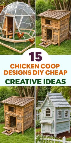 chicken coop designs diy cheap creative ideas for the home and garden chickens are easy to make