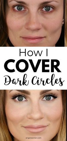 Dark Circles Makeup, Cover Dark Circles, Angela Lanter, Mascara Hacks, Under Eye Makeup, Hide Dark Circles, Makeup Tips For Older Women, Dark Eye Circles, Covering Dark Circles