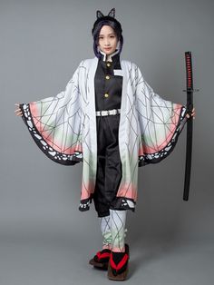 Include:shirt, samurai trousers, belt, leg covers, coat, butterfly headdressMaterial：woolen , cottonSize:XS,S,M,L Black Anime Costume For Winter, Black Anime Cosplay Costume For Winter, Anime Cosplay Costume With Long Sleeves For Fantasy Events, Anime Style Cosplay Costume For Fantasy Events, Anime Cosplay Costume In Cotton, Winter Anime Costumes, Cotton Costumes For Cosplay And Costume Parties, Cotton Costumes For Cosplay Events And Costume Parties, Cotton Costumes For Costume Party And Cosplay Events