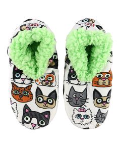 PRICES MAY VARY. ANIMAL SLIPPERS: Perfect for animal, and outdoor enthusiasts, these house slippers feature a cute cat pattern that will turn heads, and antlers! FUZZY SLIDES: Designed for lounging, relaxing, late nights, and lazy mornings, these plush house shoes add an extra level of comfort to any outfit. COMFORTABLE GIFT: These ultra-soft, warm, and fuzzy indoor slippers make a great gift for your mom, your sister, your aunt, cat lover or anyone who loves being comfortable and warm in their House Slippers Pattern, Feet Slippers, Fuzzy Slides, Slippers Cute, Cat Slippers, Wooly Hats, Animal Slippers, Comfort Gifts, Socks Cute