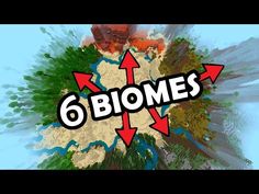 the six biomes are shown with arrows pointing to each other