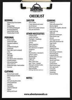 the checklist is shown in black and white