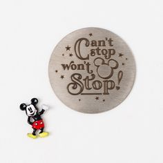 Can't Stop, Won't Stop! Incorporate a little bit of Disney magic into your Living Locket® with this charming Large Can't Stop Won't Stop Locket Plate paired with a Mickey Mouse Charm! This duo is perfect for Disney enthusiasts who love adding magic to their everyday style. Simply add this Large Locket Plate and charm to your favorite Living Locket® jewelry to carry a piece of Mickey with you wherever you go! Mickey Mouse Silhouette, Large Locket, Locket Jewelry, Disney Gold, Polka Dots Outfit, Living Locket, Can't Stop Won't Stop, Gold Snowflake, Jewelry Lockets