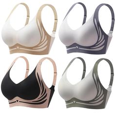 PRICES MAY VARY. Super Gather Bra : Dawncog bra super gather bra wireless push-up bra offers both sexy styling and support, making it the perfect choice for special occasions or a night out. The lift and shaping effect create a seductive silhouette, while the comfortable fit ensures you feel confident and at ease. Seamless Design : Women comfortable push up bra no underwire offers a seamless and wireless design, eliminating the discomfort and constriction often associated with traditional wired Gather Bra, Super Push Up, Bra For Women, Comfy Bra, Adjustable Bra, White Sports Bra, Comfortable Bras, Lounge Lingerie, Feminine Silhouette