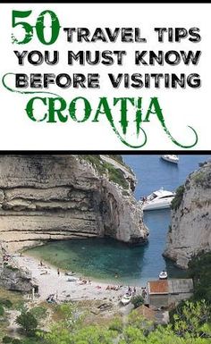 there are many things to see and do in croatia, including the coast with cliffs