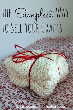 the simpleest way to sell your crafts is with this free crochet pattern