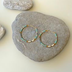 Hoop Earrings,hoop Multicolored Earrings,boho Seed Beaded Hoops,glass Beaded Hoops,best Friends Gift,birthday Gift,for Girls,for Her - Etsy Beaded Hoop Earrings For The Beach, Bohemian Hoop Earrings With Tiny Beads For Gift, Trendy Festival Hoop Earrings With Colorful Beads, Summer Hoop Earrings With Tiny Beads For Gift, Summer Gift Hoop Earrings With Tiny Beads, Trendy Hoop Earrings With Round Beads For Beach, Bohemian Tiny Beads Hoop Earrings, Handmade Hoop Earrings With Round Beads For Beach, Bohemian Hoop Earrings With Colorful Beads For Gift