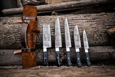 5 Pcs Outdoor Knife Set Best Kitchen Knife Set, Handmade Chef Knife, Best Kitchen Knives, Changchun, Damascus Chef Knives, Best Gift For Wife, Kitchen Knife Set, Chef Knives, Chef Knife Set