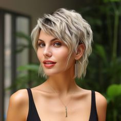 Messy Shag Haircut, Modern Short Shag, Shag Bob Haircut, 2024 Number, Messy Pixie Haircut, Shaggy Bob Haircut, Haircut Styles For Women, Short Shag Haircuts