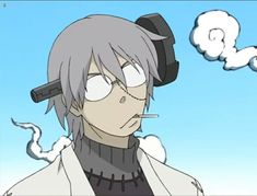 Stein Pfp Soul Eater, Frankenstein Soul Eater, Professor Stein Soul Eater, Stein And Spirit, Professor Stein, Stein Soul Eater, Soul Eater Not