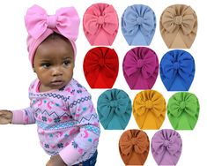 This Baby Turban hat is very cute and fashionable and are the perfect accessories for newborn babies to make them look stylish. This turban hat is made from Waffle knit fabrics and is available in 30 Colors, Size This turban hat will fit 0-18 months old comfortably depending on your Child's head circumference. |NOTE| -Please be aware that coloring may vary in person due to the nature of different monitor settings. -Made in a smoke and pet free environment. -Handmade in the USA with care and love Baby Homecoming Outfit, Baby Homecoming, Newborn Turban, Baby Turban Hat, Kids Headband, Newborn Baby Hats, Baby Turban, Toddler Bows