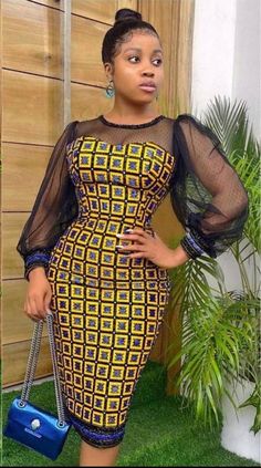 African Attire Dresses, African Fabric Dress, African Print Dress Designs, Ankara Dresses