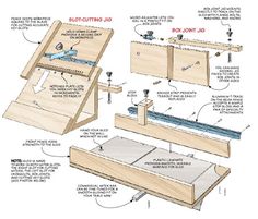 the instructions for making a diy woodworking project with plans and pictures on it