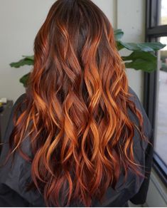 Aveda Hair Color, Aveda Hair, Brown Blonde Hair, Auburn Hair, Red And Orange, Hair Fashion