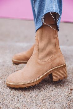 Caramel Faux Suede Boot Fit: We recommend sizing up if you are a half size Sneakers And Socks, Faux Suede Boots, Winter Gift, Heels & Wedges, Sock Shop, Weekend Outfit, Sunglasses Shop, Suede Boots, Wedge Sandals