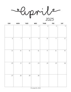 the printable calendar for july is shown in black and white with handwritten lettering