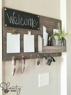 a wooden sign that says welcome to the pinterest app on an instagram page