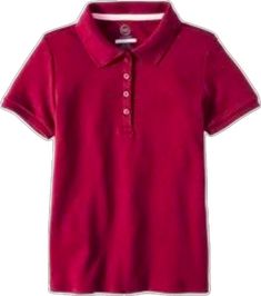 Red Short Sleeve Tops For School, Red Collared Top For School, Maroon Uniform, Uniform Clothes, Polo Shirt Girl, Orange Polo Shirt, Maroon Shorts, Uniform Shirt, Uniform Shirts