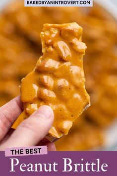 This classic peanut brittle recipe is easy to make, full of buttery peanut flavor, and is great for packaging up as holiday gifts. Candied Orange Slices, Hard Candy Recipes, Peanut Brittle Recipe, Hot Chocolate Fudge, Brittle Recipes, Candy Recipes Homemade, Fudge Easy, Holiday Eating, Mexican Hot Chocolate