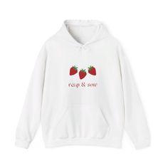 Strawberry Hoodie, Strawberry Coquette, Coquette Shirt, College Sweatshirt, Early Fall Outfit, Wholesale Dress, Fall Street Style, Really Cute Outfits, Airport Outfit