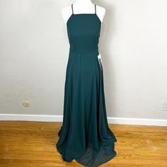 New Lulu's Mythical Kind Of Love Dark Green Square Neck Maxi Dress Size Xs - Open Back - Adjustable Straps - Length Approximately 64" Offers Welcome! Formal, Special Event, Wedding Guest, Black Tie, Party 1 Lb 2 Oz Wedding Guest Black Tie, Square Neck Maxi Dress, Lulus Maxi Dress, Love Dark, Burgundy Maxi Dress, Black Tie Party, Sheer Maxi Dress, Boho Beach Dress, Green Square