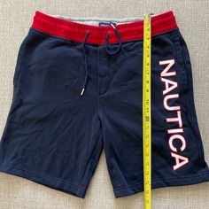 Washed But Never Worn. Adult Medium. Three Pockets, Adjustable Waist. Blue Bermuda Casual Athletic Shorts, Navy Cotton Athletic Shorts, Navy Casual Athletic Shorts With Pockets, Shorts Athletic, Mens Shorts, Color Blue, Man Shop, Blue, Clothes