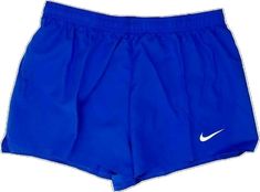 Blue Breathable Athletic Shorts For Training, Breathable Blue Athletic Shorts For Training, Sporty Breathable Bottoms For Marathon, Sporty Moisture-wicking Athletic Shorts For Marathon, Functional Moisture-wicking Athletic Shorts For Marathon, Nike Athletic Shorts For Jogging With Moisture-wicking, Nike Moisture-wicking Athletic Shorts For Jogging, Nike Sportswear Athletic Shorts For Jogging, Blue Sweat-resistant Running Bottoms