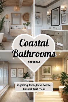 coastal bathroom design ideas for a serene, casual bathroom