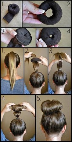 Sanggul Modern, Perfect Bun, Hairstyles Hoco, Easy Hairstyles For Medium Hair, Pinterest Hair, Penteado Cabelo Curto, Hoco Hair, Short Hair Styles Easy