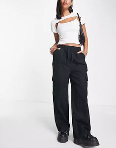 Page 2 - Womens pants | Chinos & cropped pants | ASOS Cargo Hose, Cargo Pant, Cargo Trousers, Drawstring Waistband, Pants Trousers, Cropped Pants