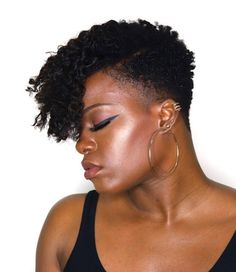 10 Dope Tapered Cut Hairstyles For 4C Natural Hair - The Glamorous Gleam Undercut Natural Hair, Natural Hair Silk Press, Curl Hairstyles, Tapered Twa, Hair Sponge