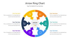 arrow ring chart for powerpoint