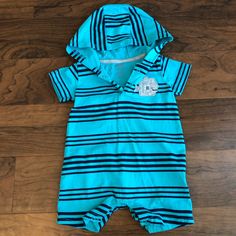 Carters Baby Boy Hooded Romper. Blue Stripe With Shark. Perfect For Beach Wear! Nwot. Pet Free Smoke Free Home. Casual Blue Onesie For Playtime, Casual Light Blue Onesie For Playtime, Casual Blue Onesie For Playwear, Blue Casual Onesie For Playwear, Light Blue Casual Onesie, Blue Cotton Hooded Onesie, Carters Baby Boys, Carters Baby, Beach Wears