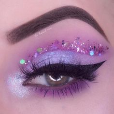 Purple Eye Look, Make Up Guide, Makeup Purple, Purple Eye Makeup, Make Up Inspiration