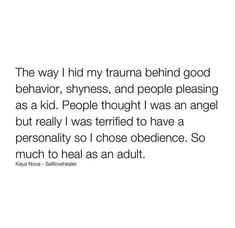 Quotes About Being Touch Starved, Childhood Tramas Quote, Feeling Safe, People Pleasing, Mental Health Facts, Bare Minimum, Emotional Awareness, Healing Quotes