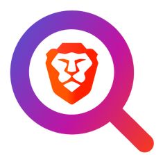 a magnifying glass with a lion's head on it