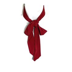 "Red Skinny Tie Red Necktie Red Lycra Narrow Tie Women's Neckties Red Bow Tie Red Sash Valentine's Day Tie Red Handbag Tie Zoom Accessories Zoom in with this beautiful red skinny necktie.   High end lycra fabric is doubled then sewn...no raw edges or exposed seams Wear around your neck, tucked into a blouse or jacket...combine with necklaces Wear around your neck tied into a bow Wear hanging from a purse...or wear as a sash...so versatile...wear around your hair Approximate Measurements:  49\" long x 1.5\" wide COLOR: Dark Red Have fun with it FREE  DOMESTIC SHIPPING on Additional Headbands, Headscarves and Hats Click here for my Headbands, Headscarves and Head Wraps https://www.etsy.com/shop/LooptheLoop?section_id=7884915 Click here for my Slouchy Hats, Beanies and Berets https://www.etsy Red Neckerchief, Affordable Red Suit And Tie Accessories For Gifts, Red Ties, Misa Amane Outfit, Neck Tie Women, Bow Tie, Women Necktie, Tie Women, Neck Bow